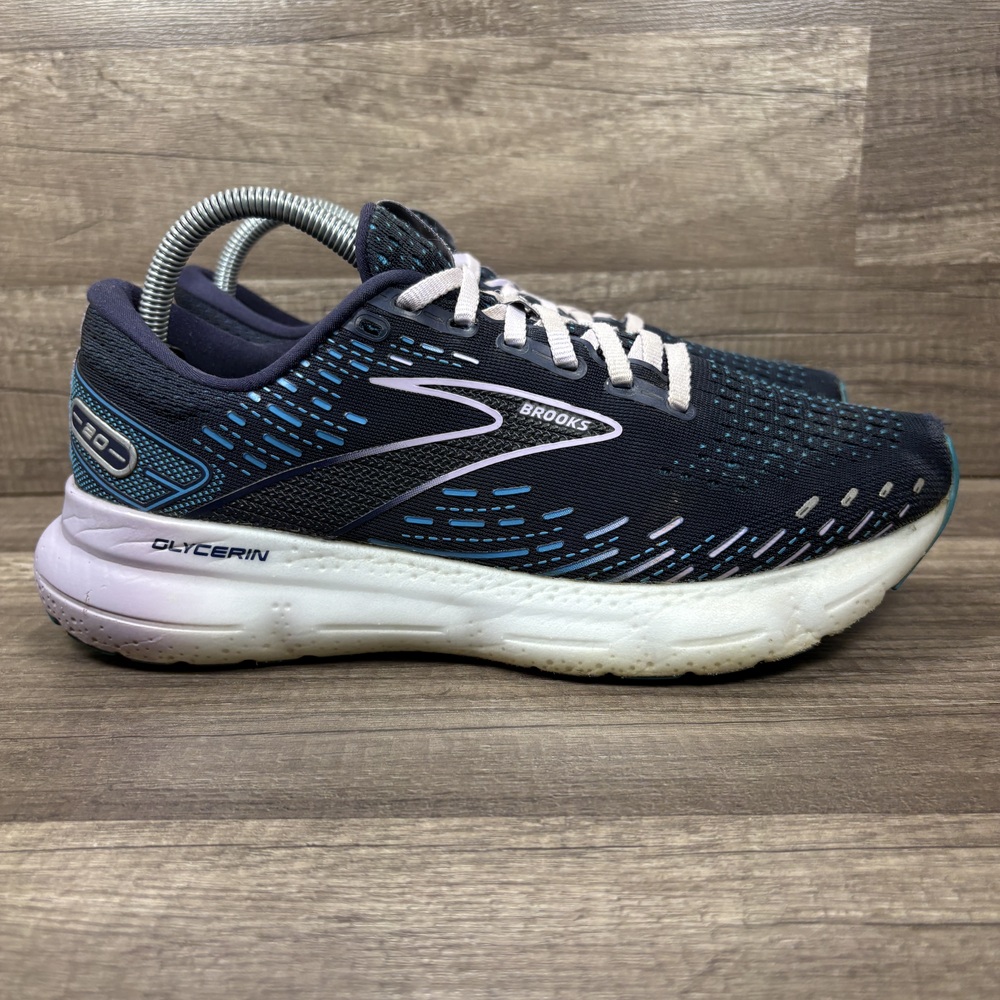 Brooks Glycerin 20 Blue Purple Womens US Size 10 1203691B499 Running Shoes
